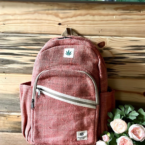 Pure Hemp Backpack Full Size Unisex Design - Picture 6 of 11